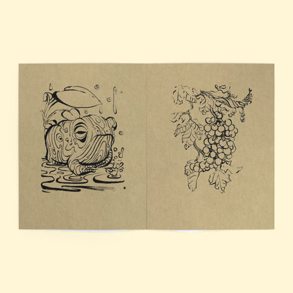 Coloring Book #1 (Kraft), inside spread