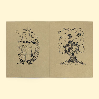Coloring Book #1 (Kraft), inside spread