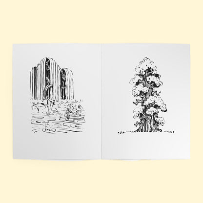 Coloring Book #1 (White), inside spread