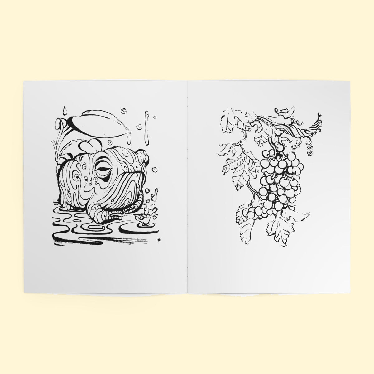Coloring Book #1 (White), inside spread