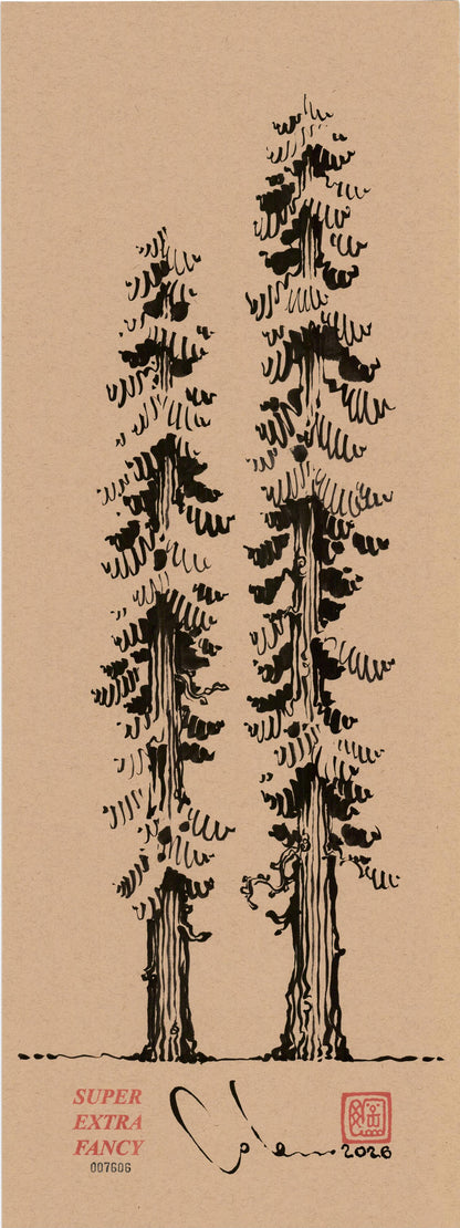 Medium Original Drawings (9x24") · Pick a Number