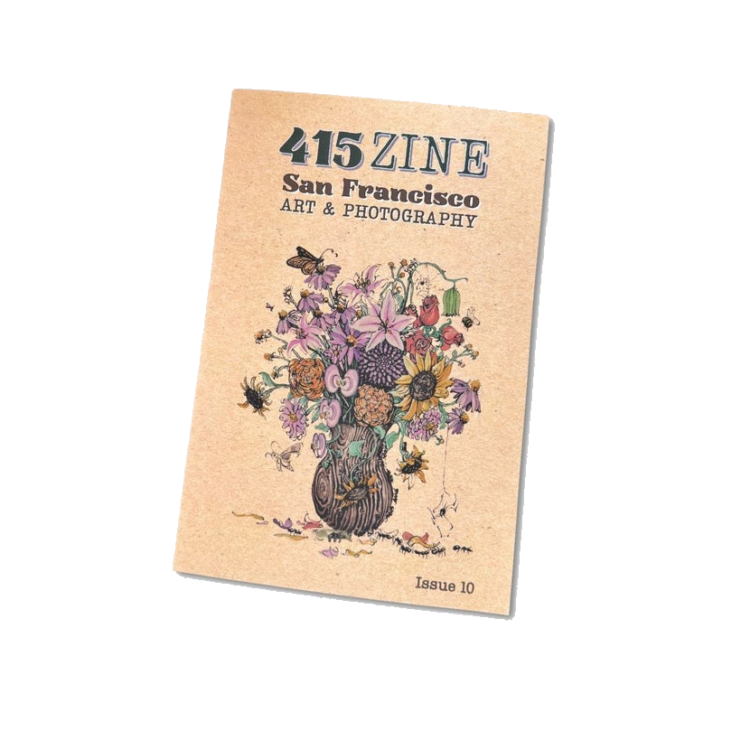 415 Zine Issue 10 cover, background removed
